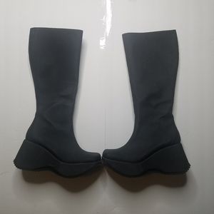 Goth inspired platform boots